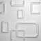 Ekena Millwork Oslo EnduraWall Decorative 3D Wall Panel, White, 11 7/8"W x 11 7/8"H WP12X12OSWH - alternate 1